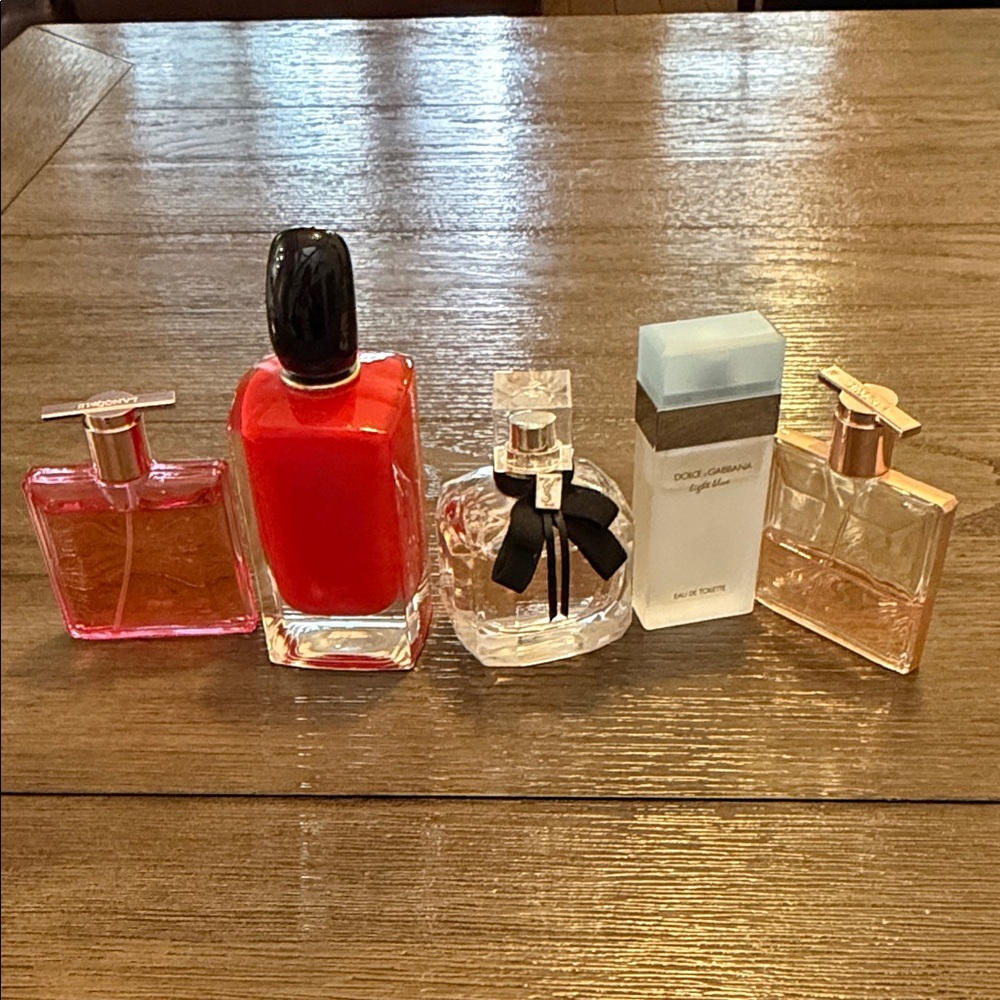 Dolce & Gabbana Lancome Armani YSL Fragrance Collection